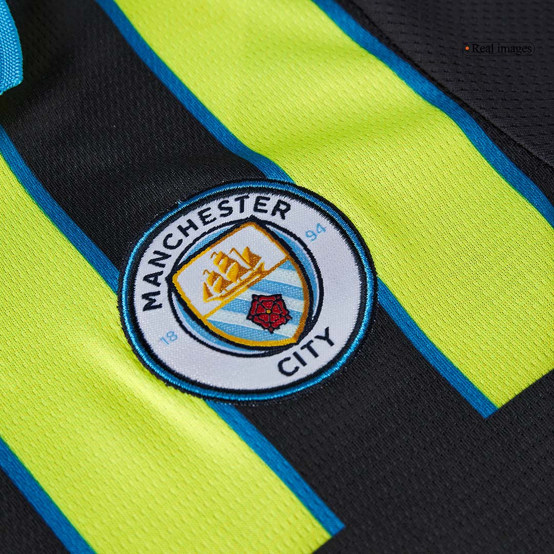 Kids Manchester City Away Custom Soccer Kits - bestsoccerstore