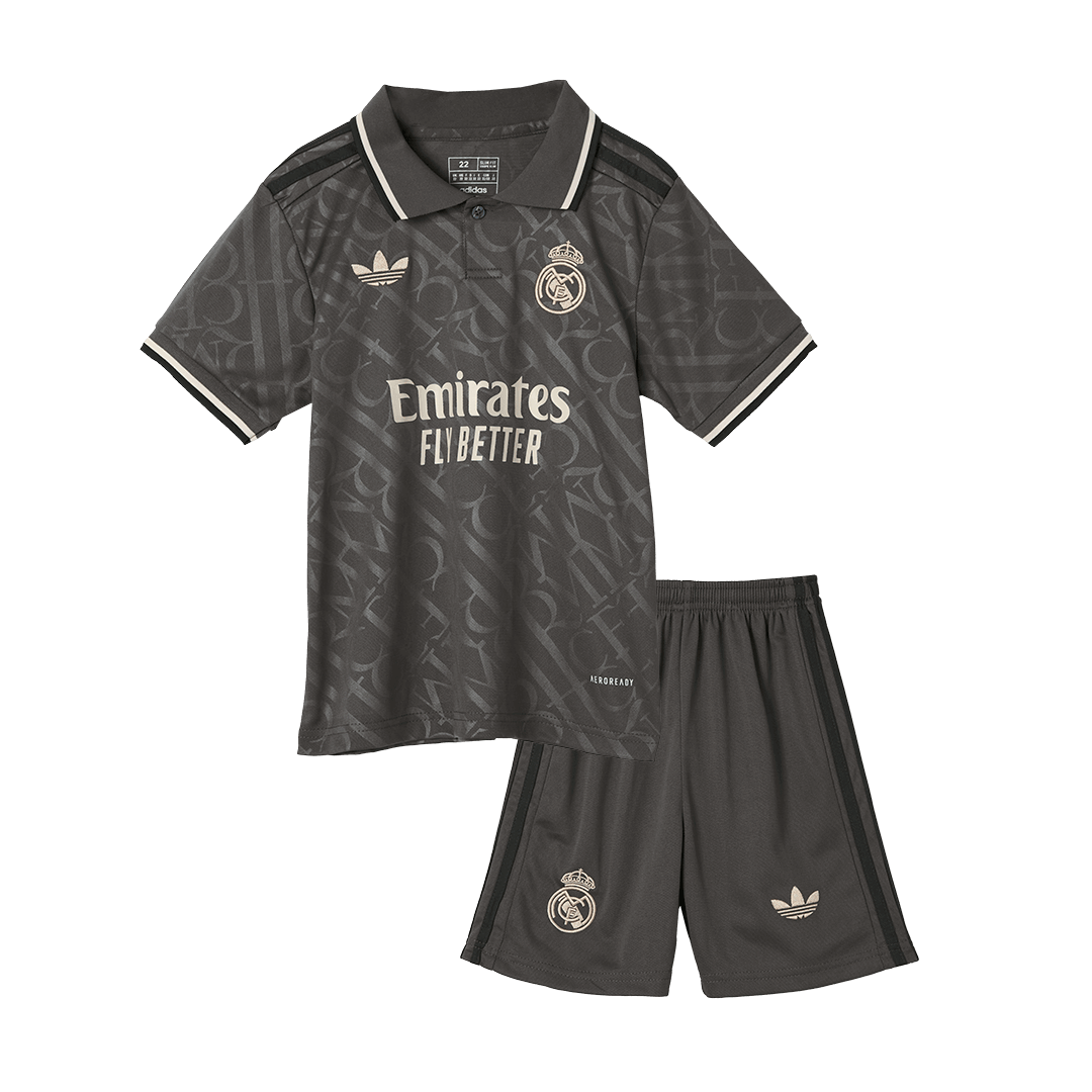 Kids Real Madrid Custom Third Away Soccer Kits - bestsoccerstore