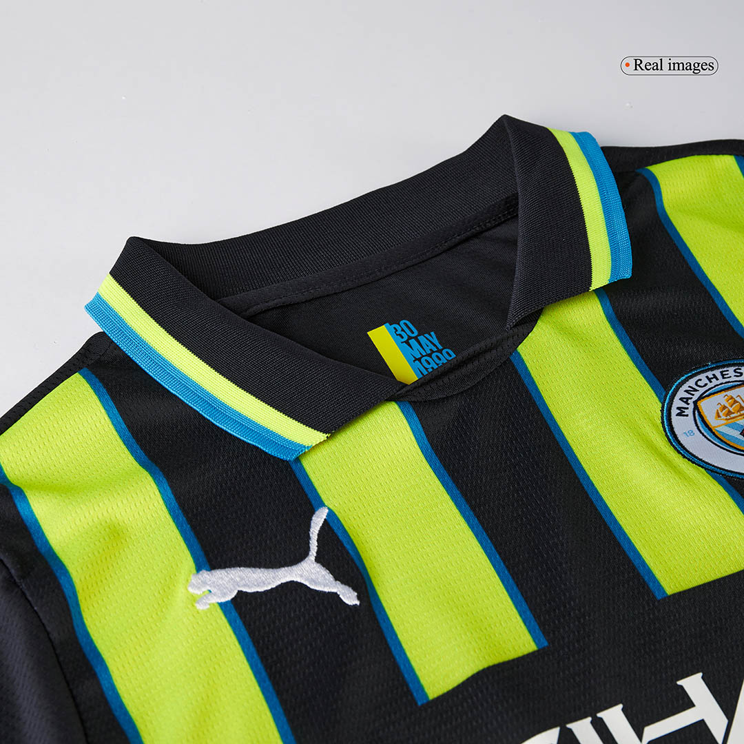 Kids Manchester City Away Custom Soccer Kits - bestsoccerstore