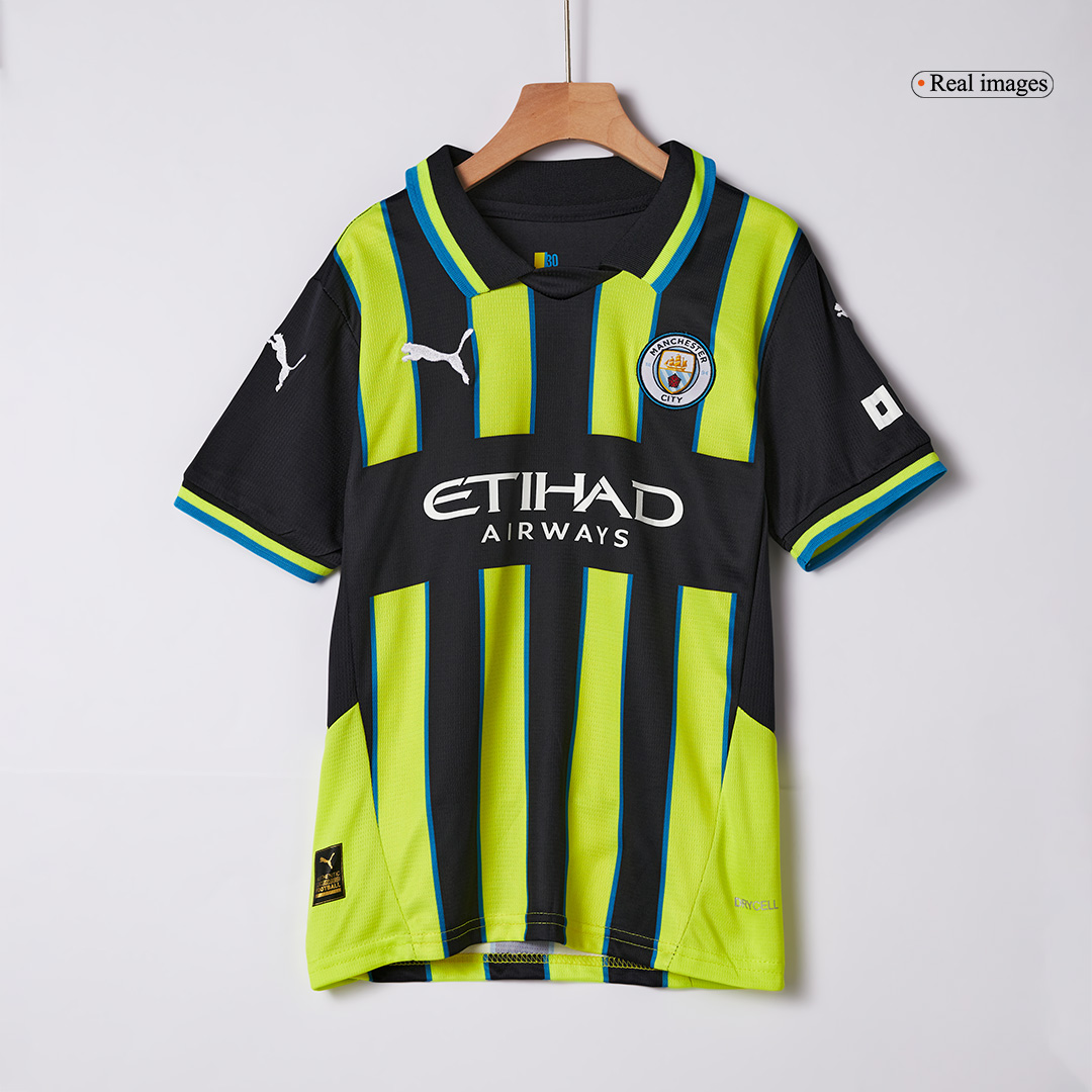 Kids Manchester City Away Custom Soccer Kits - bestsoccerstore