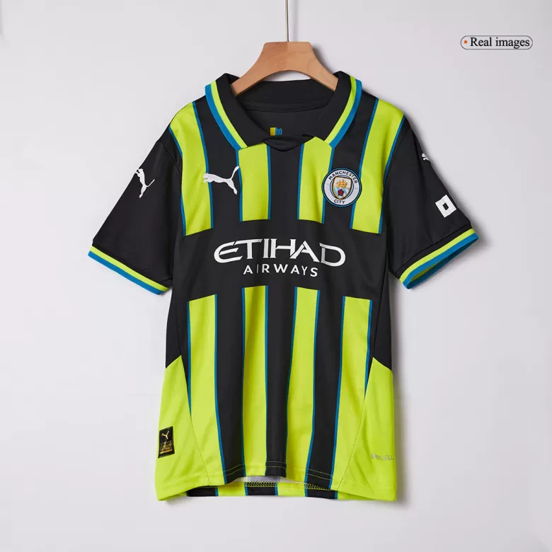 Kids Manchester City Custom Away Full Soccer Kits
2024/25 - bestsoccerstore