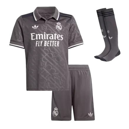 Kids Real Madrid Custom Third Away Full Soccer Kits
2024/25 - bestsoccerstore