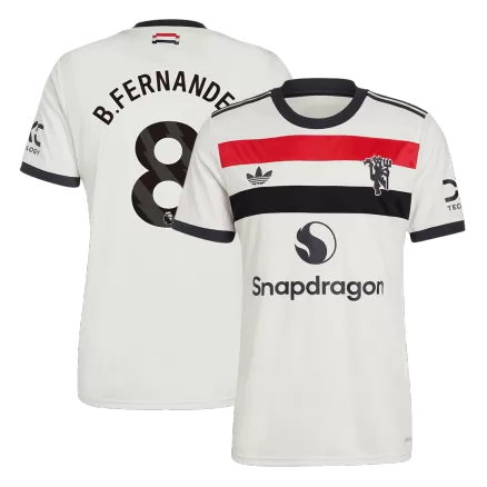Manchester United Jersey Custom B.FERNANDES #8 Soccer Jersey Third Away 2024/25 - bestsoccerstore