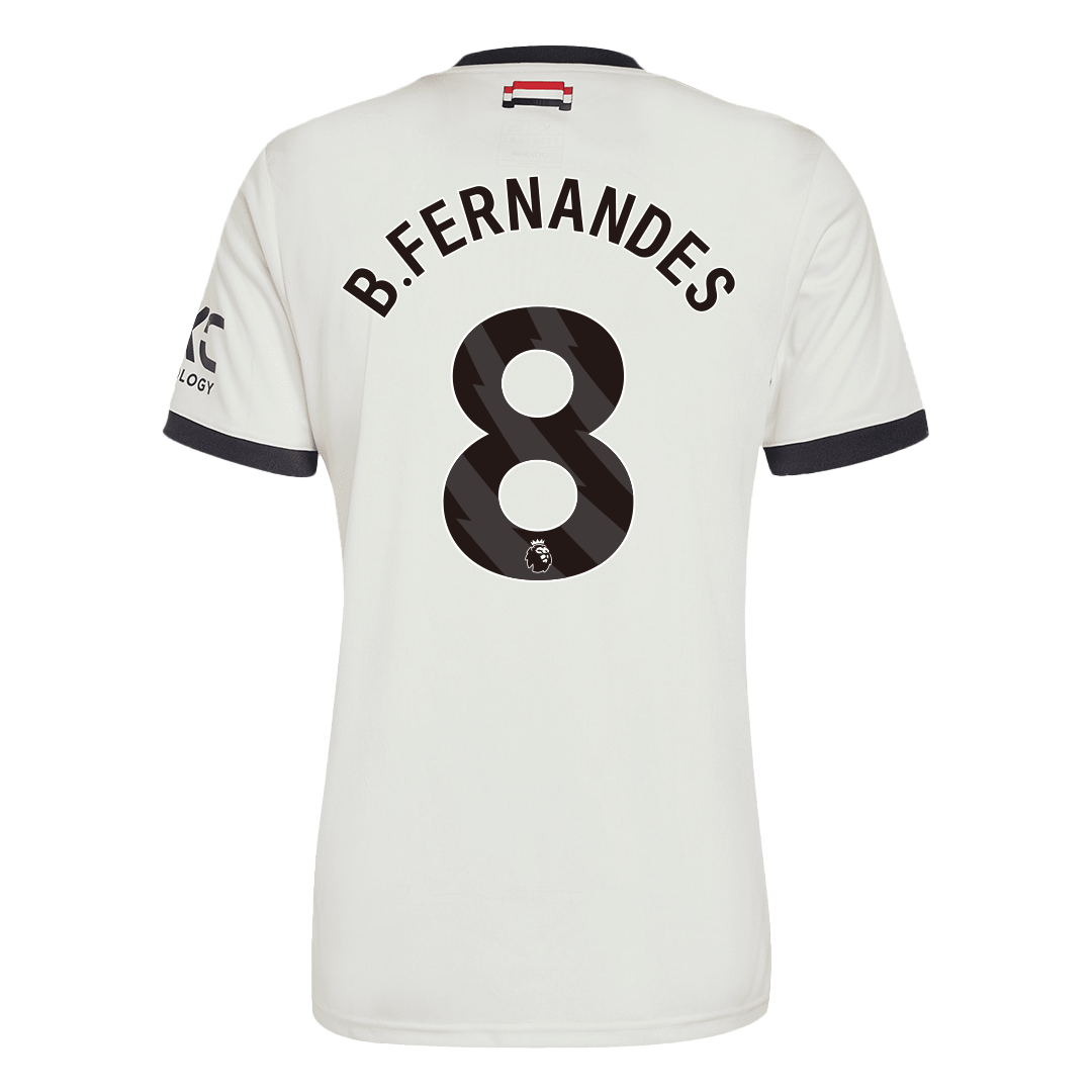 Manchester United Jersey Custom B.FERNANDES #8 Soccer Jersey Third Away - bestsoccerstore