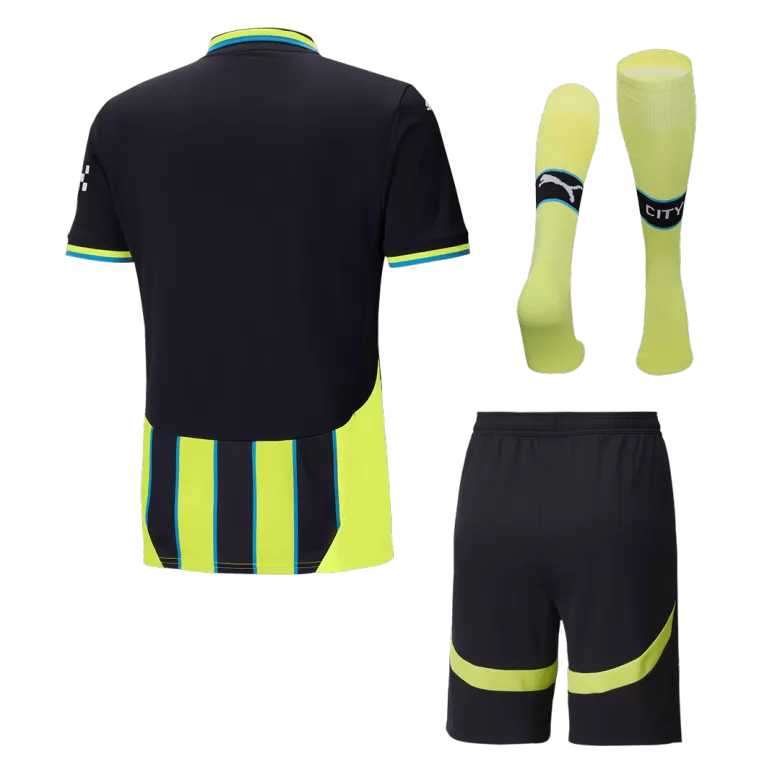 Manchester City Away Custom Full Soccer Kit 2024/25 - bestsoccerstore