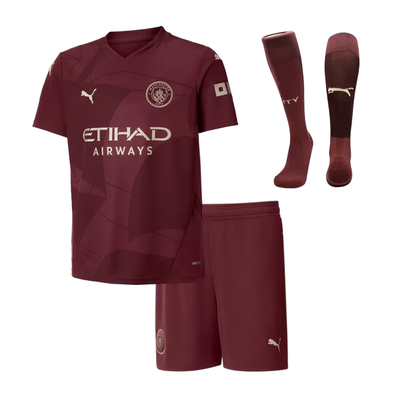 Kids Manchester City Custom Third Away Full Soccer Kits
2024/25 - bestsoccerstore