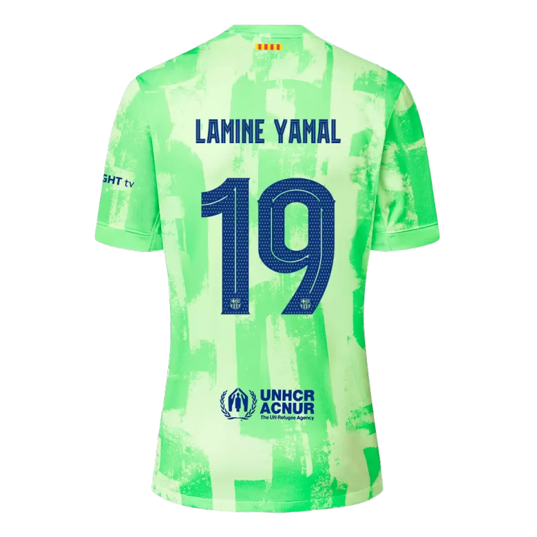 LAMINE YAMAL #19 Barcelona Third Away Soccer Jersey 2024/25 - UCL（Spotify Logo Without Text） - bestsoccerstore