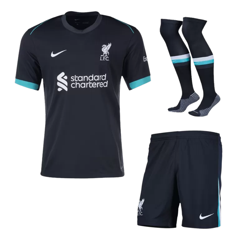 Liverpool Away Custom Full Soccer Kit 2024/25 - bestsoccerstore