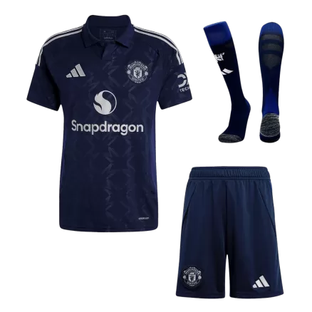 Manchester United Away Custom Full Soccer Kit 2024/25 - bestsoccerstore