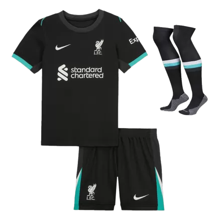 Kids Liverpool Custom Away Full Soccer Kits
2024/25 - bestsoccerstore