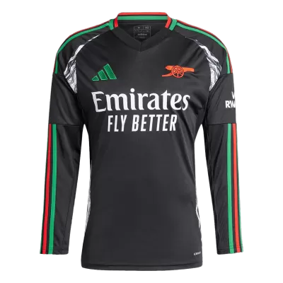 Arsenal Long Sleeve Jersey Away Football Shirt 2024/25 - bestsoccerstore