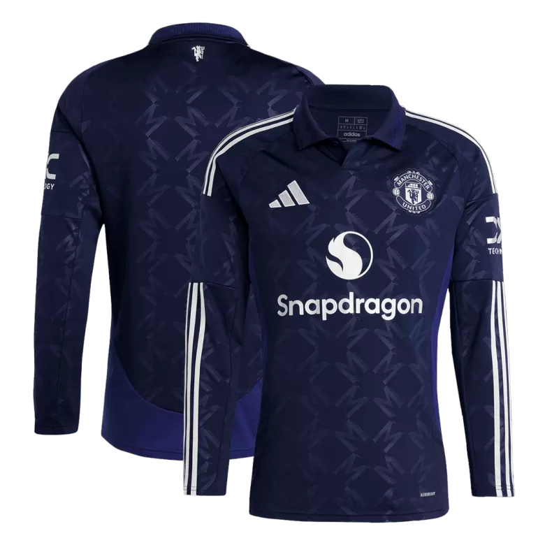 Manchester United Long Sleeve Jersey Away Football Shirt 2024/25 - bestsoccerstore