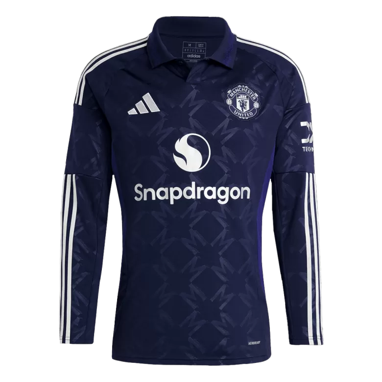 Manchester United Long Sleeve Jersey Away Football Shirt 2024/25 - bestsoccerstore