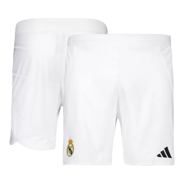 Authentic Real Madrid Soccer Shorts Custom Home 2024/25 - bestsoccerstore