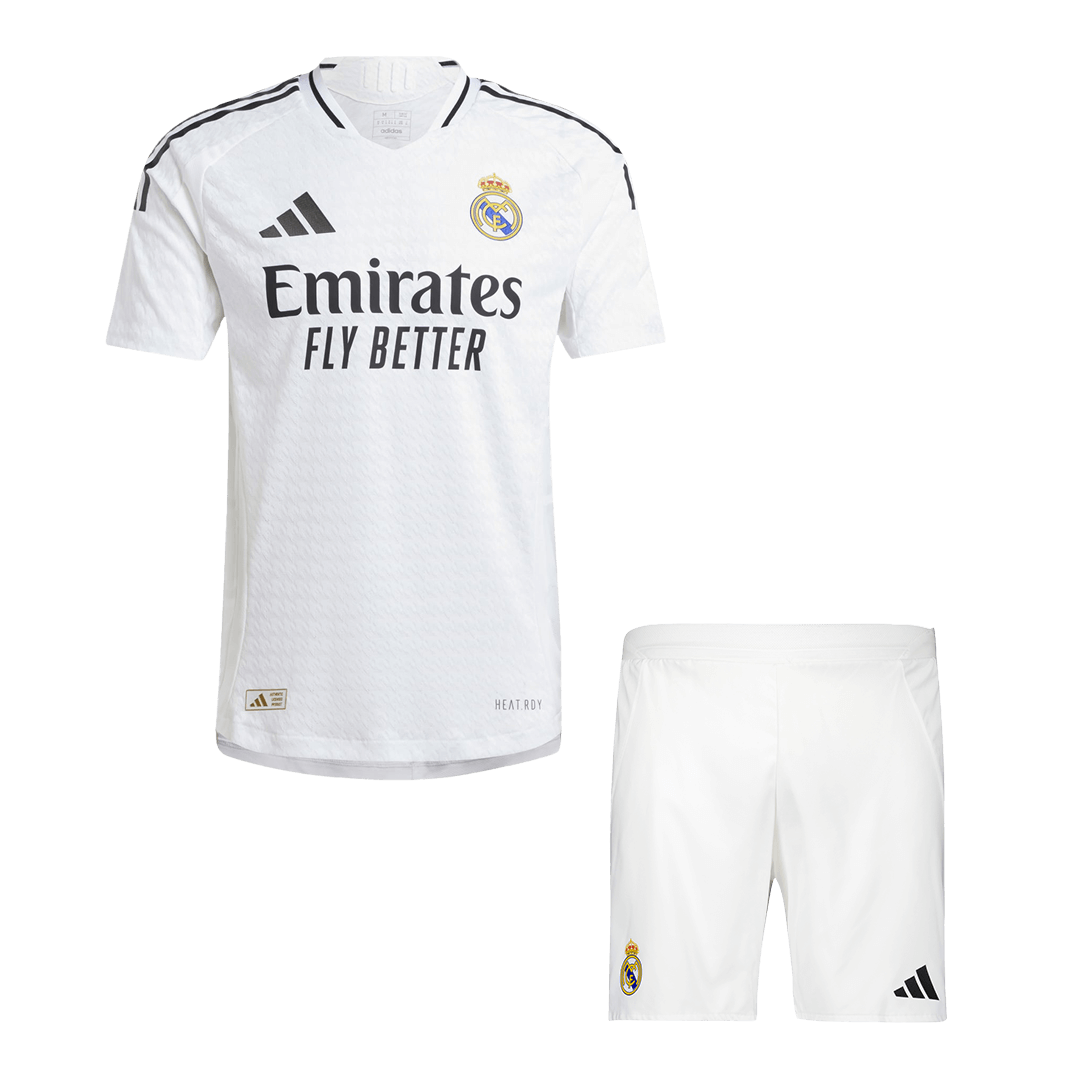 Authentic Real Madrid Home Custom Soccer Jersey Kit 2024/25 Bestsoccerstore