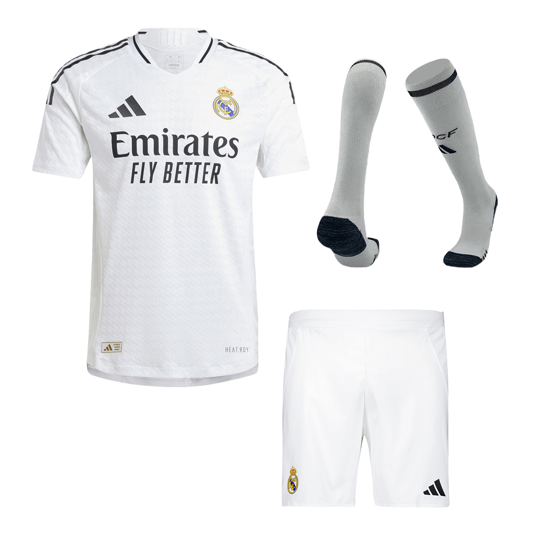 Real Madrid Home Custom Player Version Full Soccer Kit - bestsoccerstore