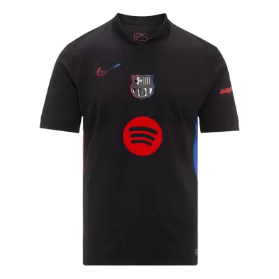 Barcelona Soccer Jersey Away Custom Shirt 2024/25 Spotify Logo Without Text - bestsoccerstore