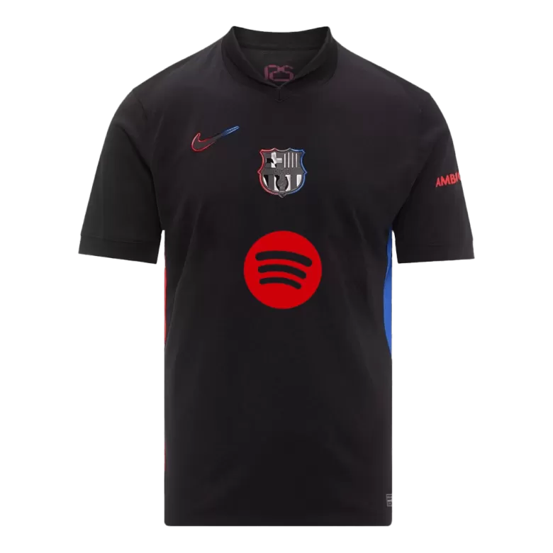 F.DE JONG #21 Barcelona Soccer Jersey Away Custom Shirt 2024/25 Spotify Logo Without Text - bestsoccerstore