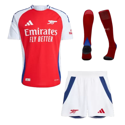 Authentic Arsenal Jersey Custom Home Soccer Full Soccer Kit 2024/25 - bestsoccerstore