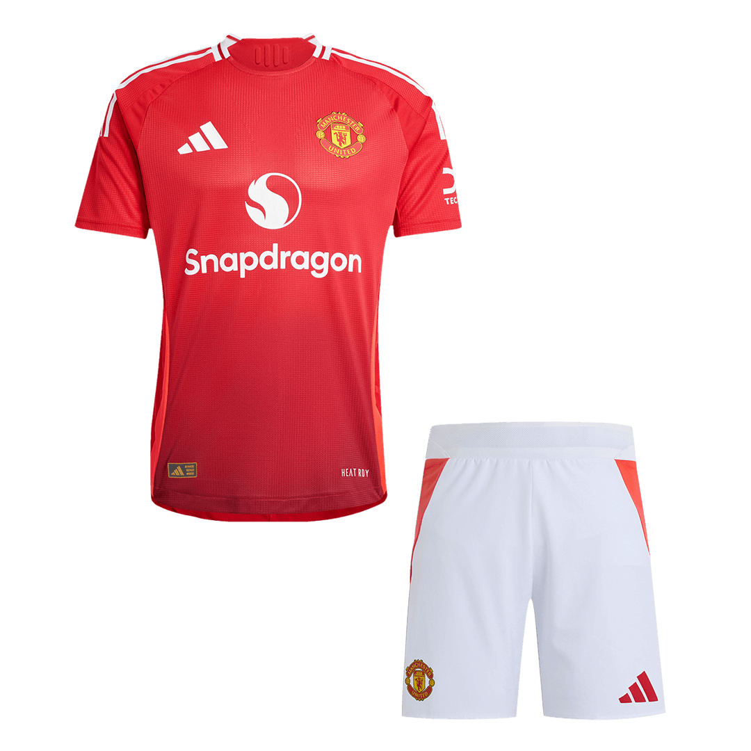 Manchester United Home Custom Player Version Soccer Kit - bestsoccerstore