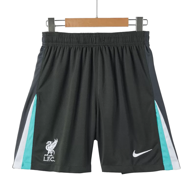 Liverpool Soccer Shorts Custom Away 2024/25 - bestsoccerstore