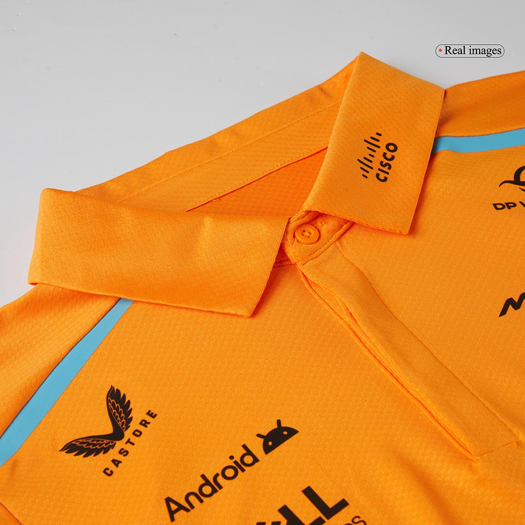 McLaren F1 Orange Team Polo - bestsoccerstore
