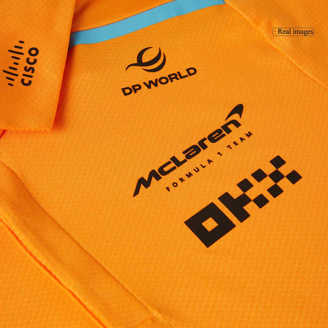 McLaren F1 Orange Team Polo - bestsoccerstore