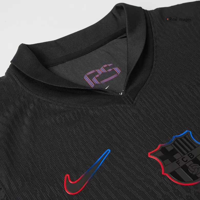 Authentic Barcelona Away Soccer Jersey 2024/25 - Spotify Logo Without Text - bestsoccerstore