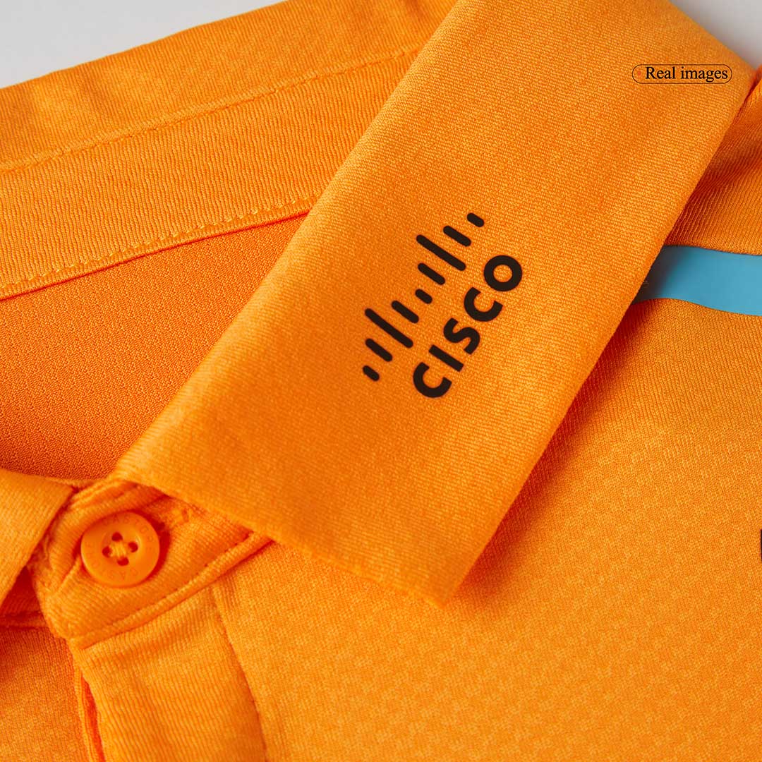 McLaren F1 Orange Team Polo - bestsoccerstore