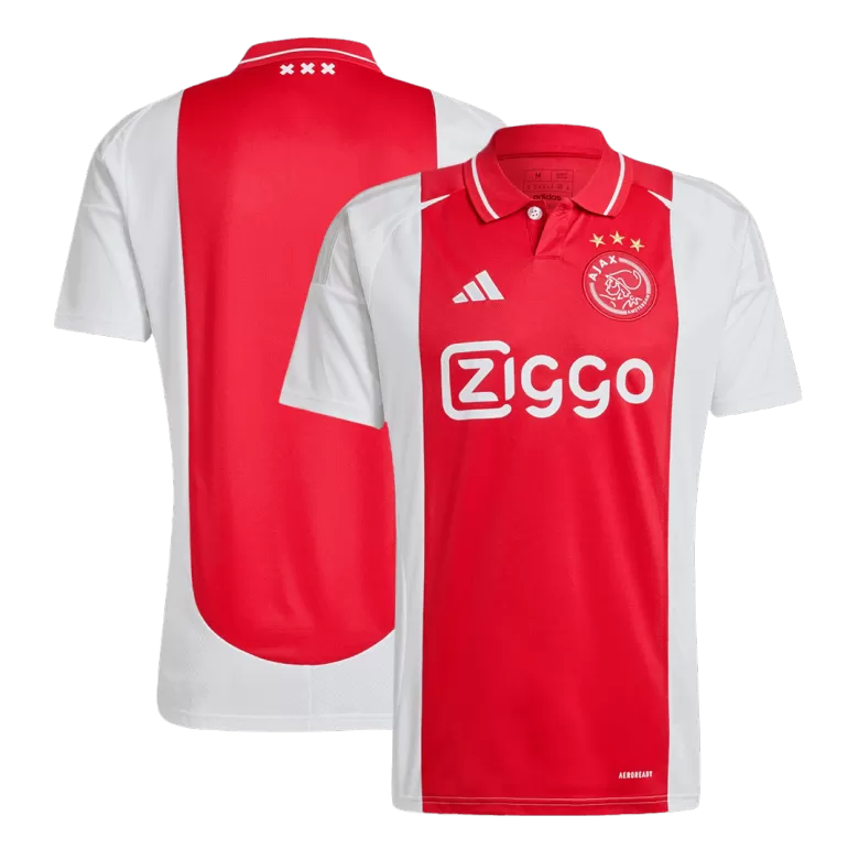 Ajax Soccer Jersey Home Custom Shirt 2024/25 - bestsoccerstore