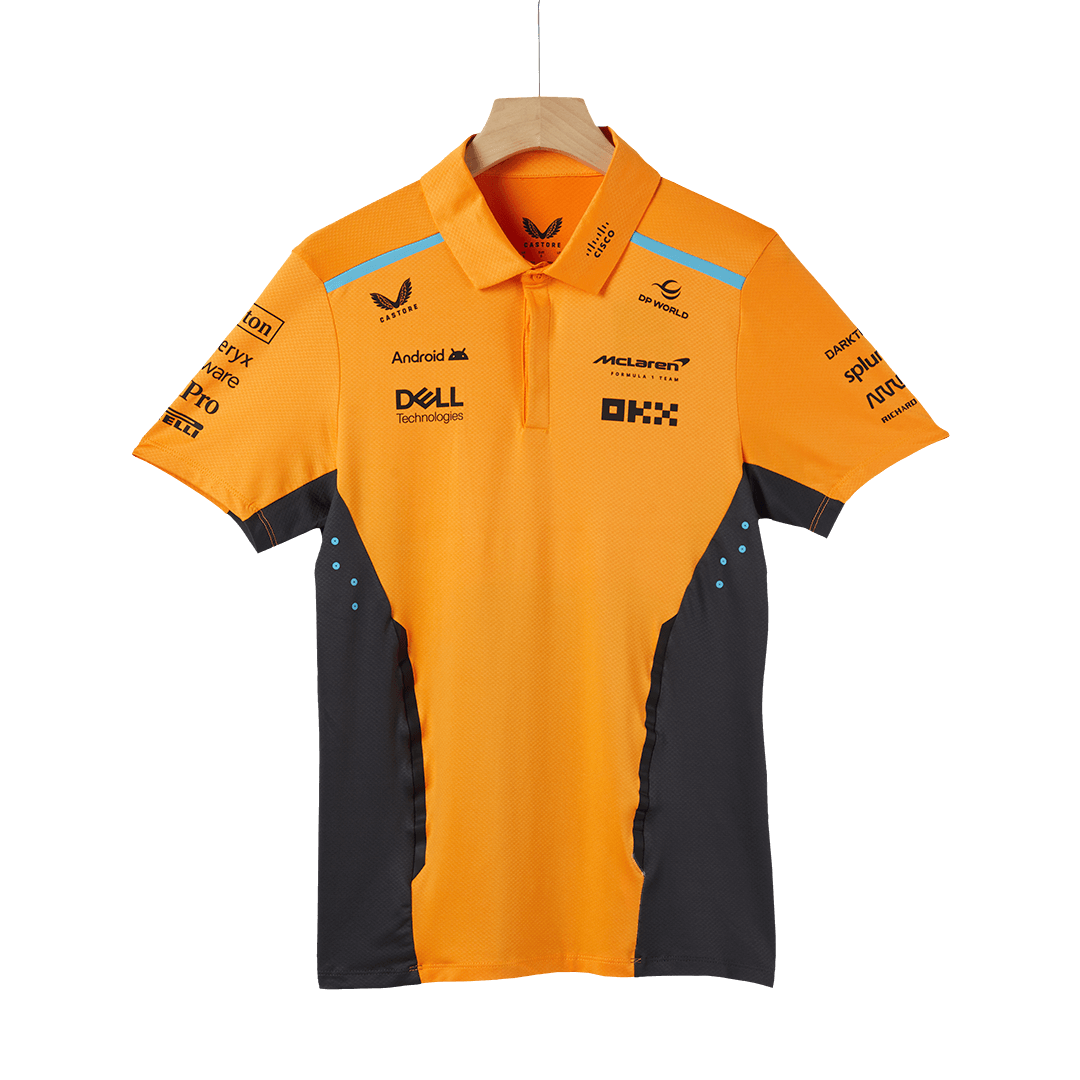 McLaren F1 Orange Team Polo - bestsoccerstore