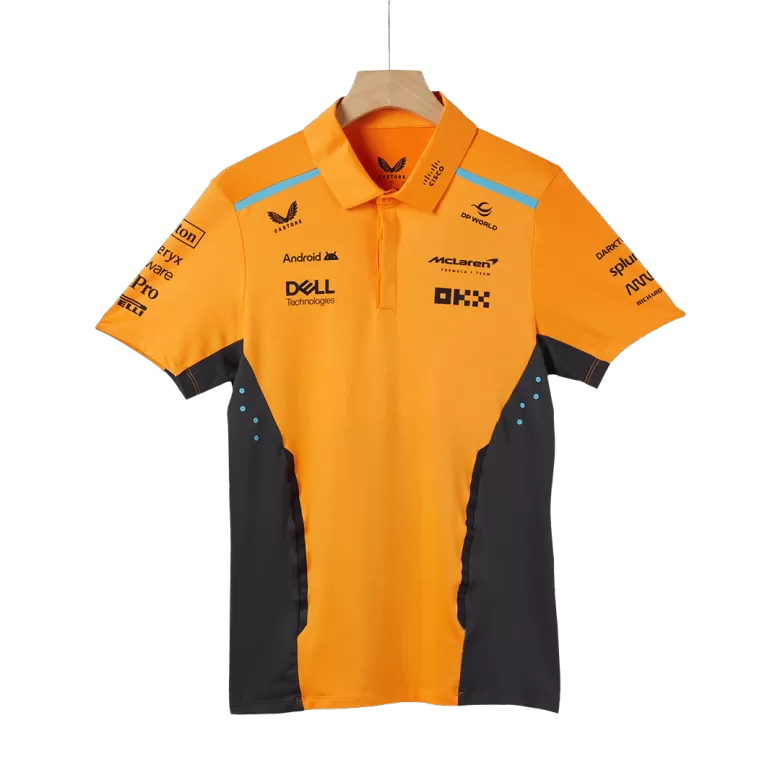 McLaren F1 Orange Team Polo 2024 - bestsoccerstore