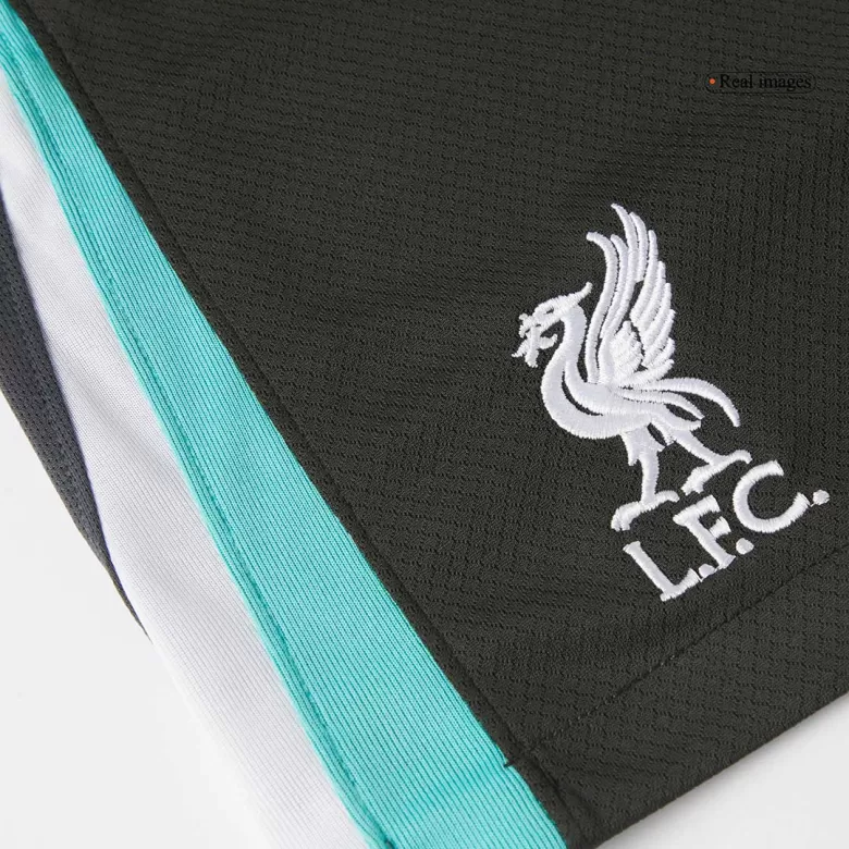 Liverpool Soccer Shorts Custom Away 2024/25 - bestsoccerstore