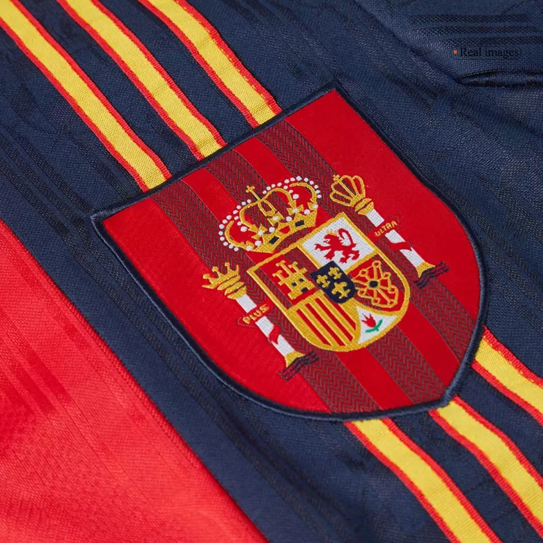 Spain Retro Jersey Home Soccer Shirt 1996 - bestsoccerstore