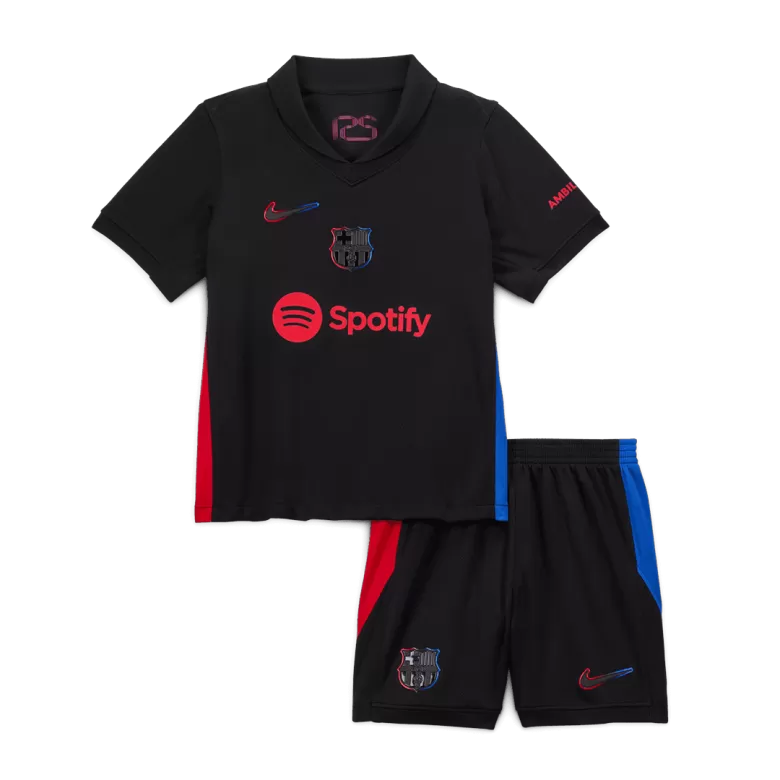 Kids Barcelona Custom Away Soccer Kits 2024/25 - bestsoccerstore