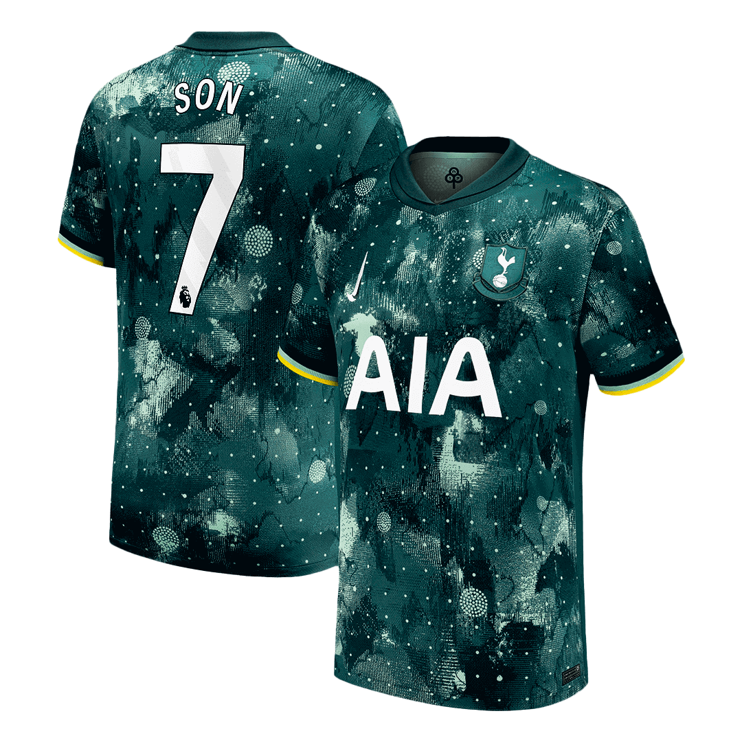 SON #7 Tottenham Hotspur Soccer Jersey Third Away Custom Shirt - bestsoccerstore