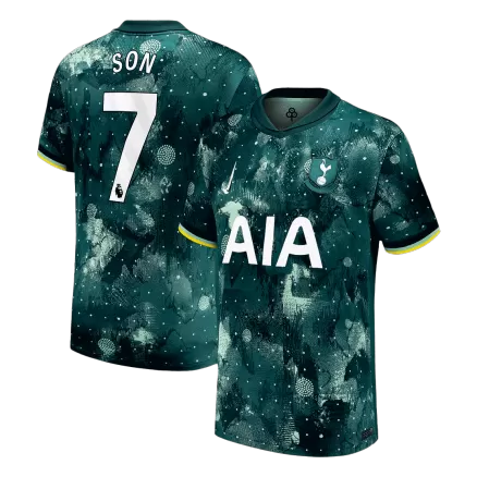 SON #7 Tottenham Hotspur Soccer Jersey Third Away Custom Shirt 2024/25 - bestsoccerstore