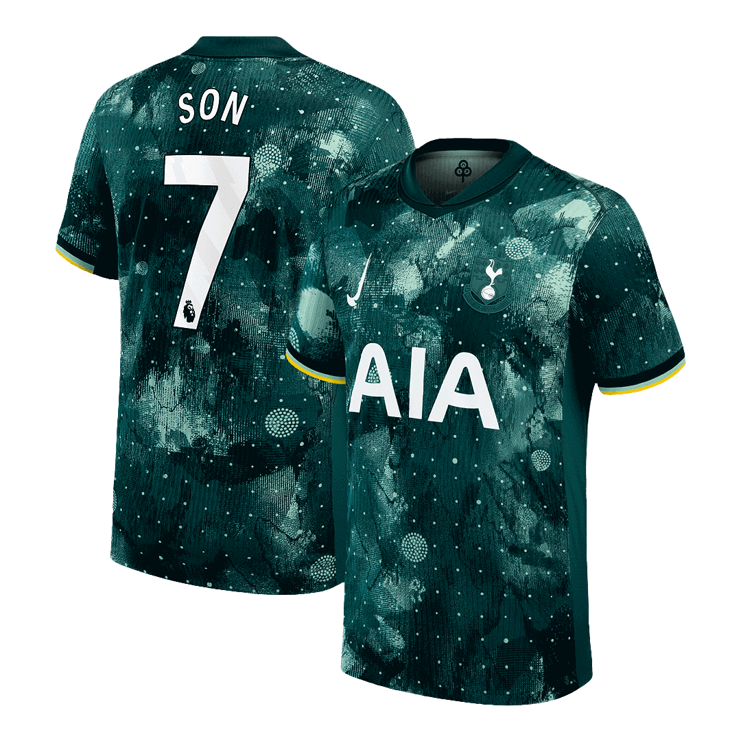 Tottenham Hotspur SON #7 Third Away Custom Player Version Soccer Jersey - bestsoccerstore