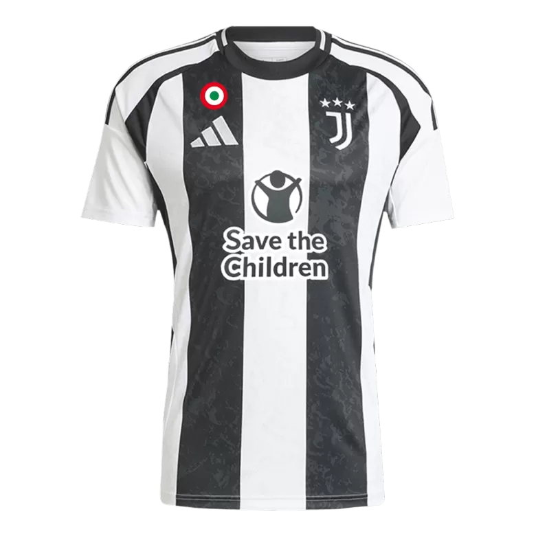 Juventus Soccer Jersey Home Custom Shirt 2024/25-Save The Children - bestsoccerstore