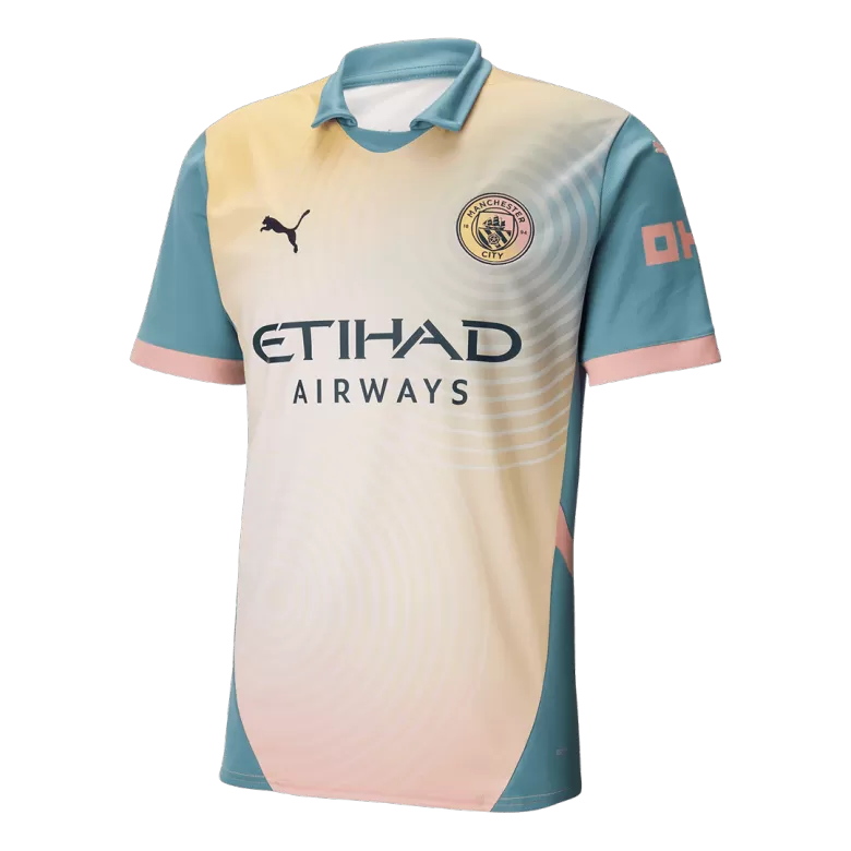 Manchester City Soccer Jersey Fourth Away Custom Shirt 2024/25 - bestsoccerstore