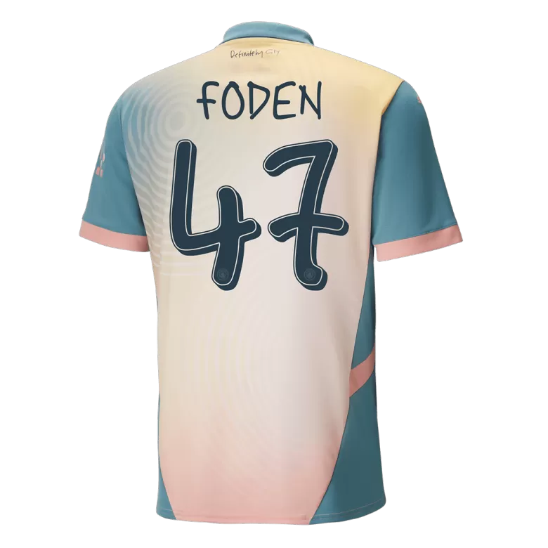 FODEN #47 Manchester City Soccer Jersey Fourth Away Custom Shirt 2024/25 - bestsoccerstore