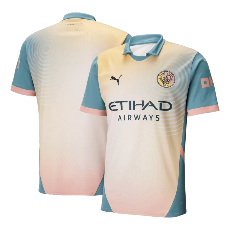 Manchester City Soccer Jersey Fourth Away Custom Shirt 2024/25 - bestsoccerstore