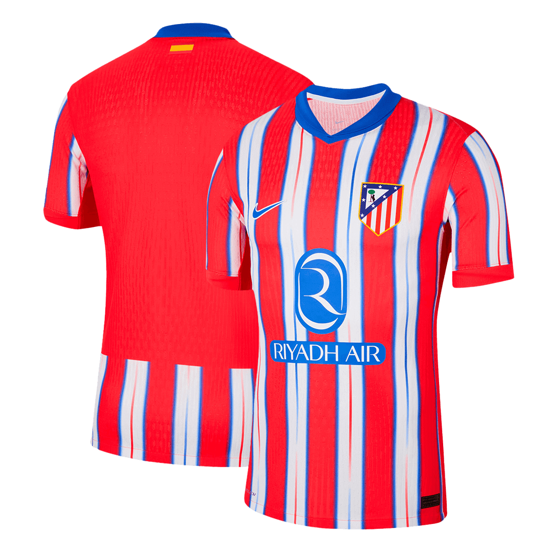 Atletico Madrid Home Custom Player Version Soccer Jersey
