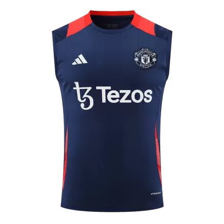 Manchester United Pre-Match Training Vest 2024/25 Navy - bestsoccerstore