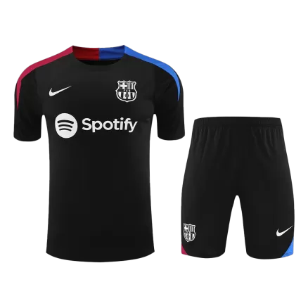 Barcelona Pre-Match Soccer Jersey Kit(Jersey+Shorts) 2024/25 - bestsoccerstore