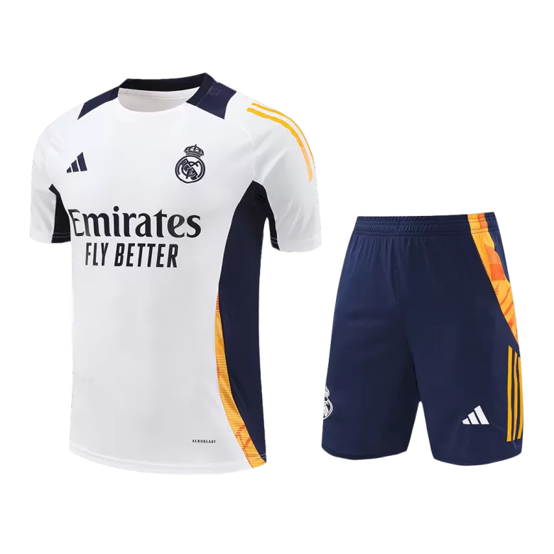 Real Madrid Pre-Match Soccer Jersey Kit(Jersey+Shorts) 2024/25 - bestsoccerstore