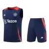 Manchester United Pre-Match Soccer Jersey Vest Kit(Jersey+Shorts) 2024/25 - bestsoccerstore