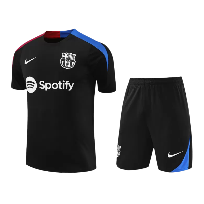 Barcelona Pre-Match Soccer Jersey Kit(Jersey+Shorts) 2024/25 - bestsoccerstore