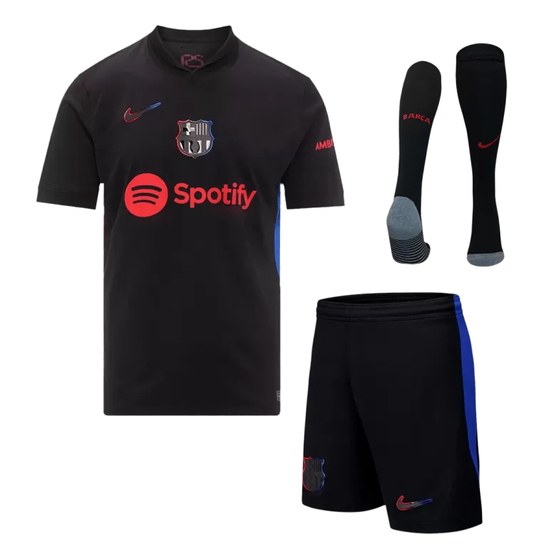 Barcelona Away Custom Full Soccer Kit 2024/25 - bestsoccerstore