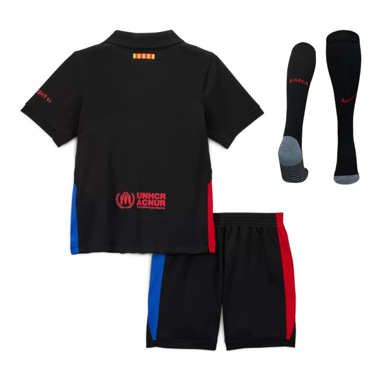 Barcelona Away Custom Full Soccer Kit 2024/25 - Spotify Logo Without Text - bestsoccerstore